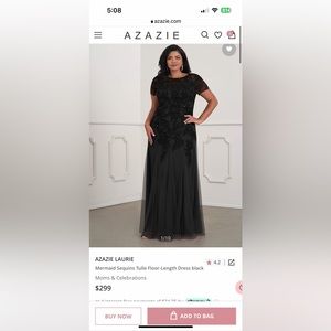 Long Black Evening Gown